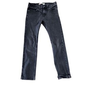 Levis 511 Slim Jeans Boys 16 Reg Black Denim W28 L28 Stretch Adjustable Waist